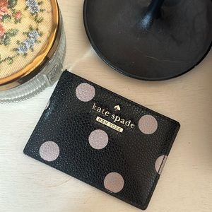 Kate Spade Polka Dot Card Holder